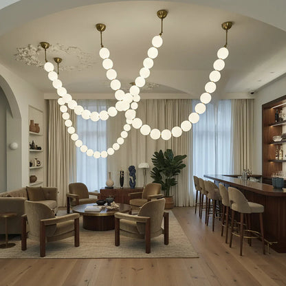 Pearl Necklace Chandelier