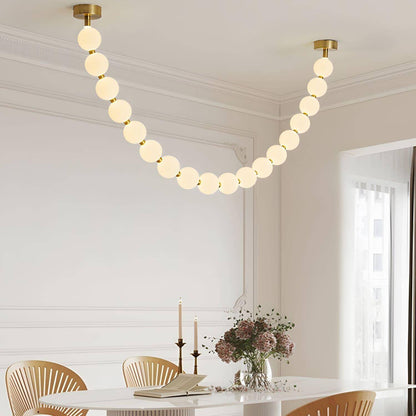 Pearl Necklace Chandelier