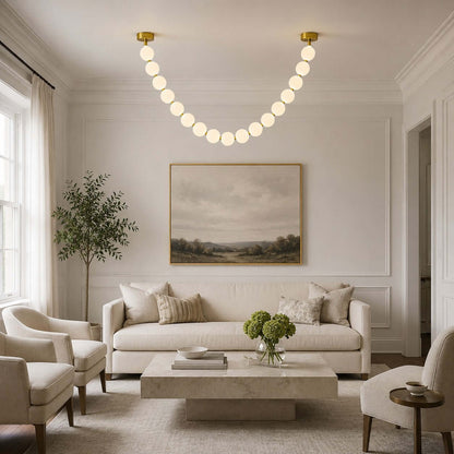 Pearl Necklace Chandelier