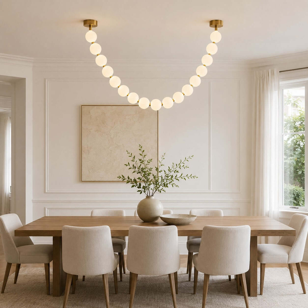 Pearl Necklace Chandelier