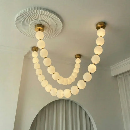 Pearl Necklace Chandelier
