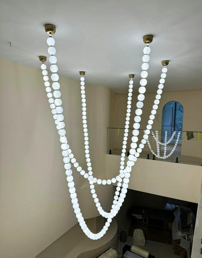 Pearl Necklace Chandelier