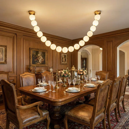 Pearl Necklace Chandelier