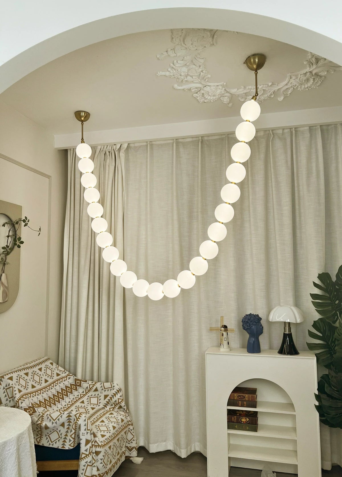 Pearl Necklace Chandelier