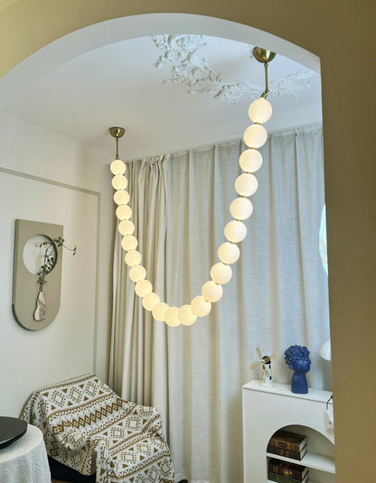Pearl Necklace Chandelier
