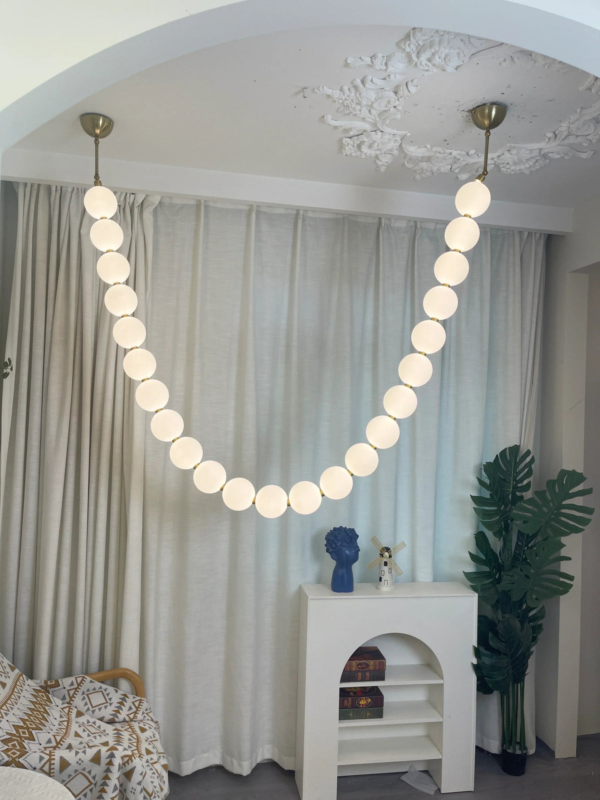 Pearl Necklace Chandelier