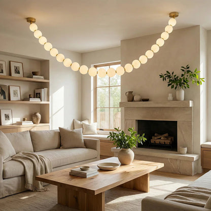 Pearl Necklace Chandelier