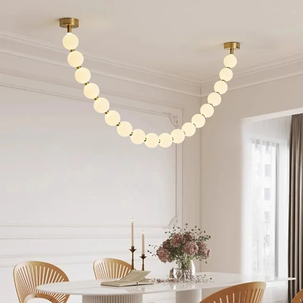 Pearl Necklace Chandelier