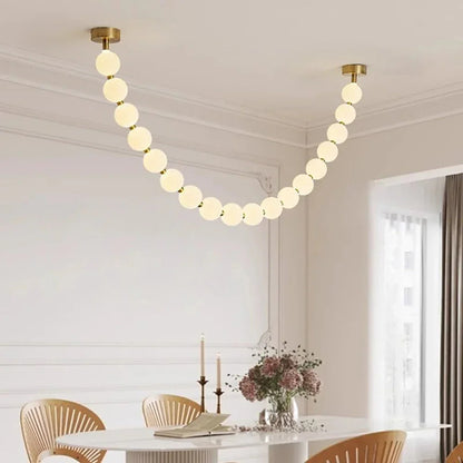 Pearl Necklace Chandelier