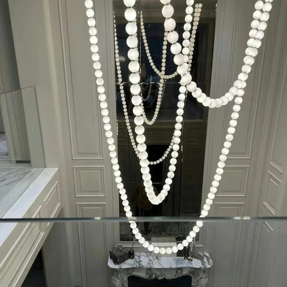 Pearl Necklace Chandelier