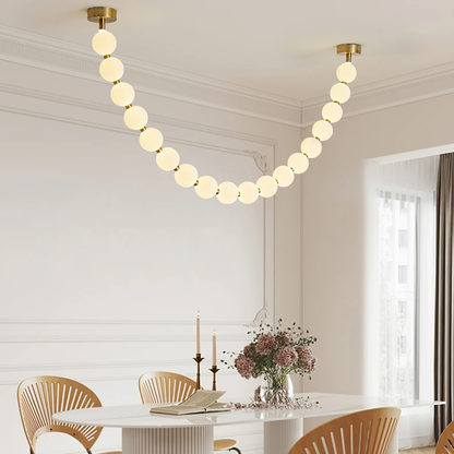 Pearl Necklace Chandelier