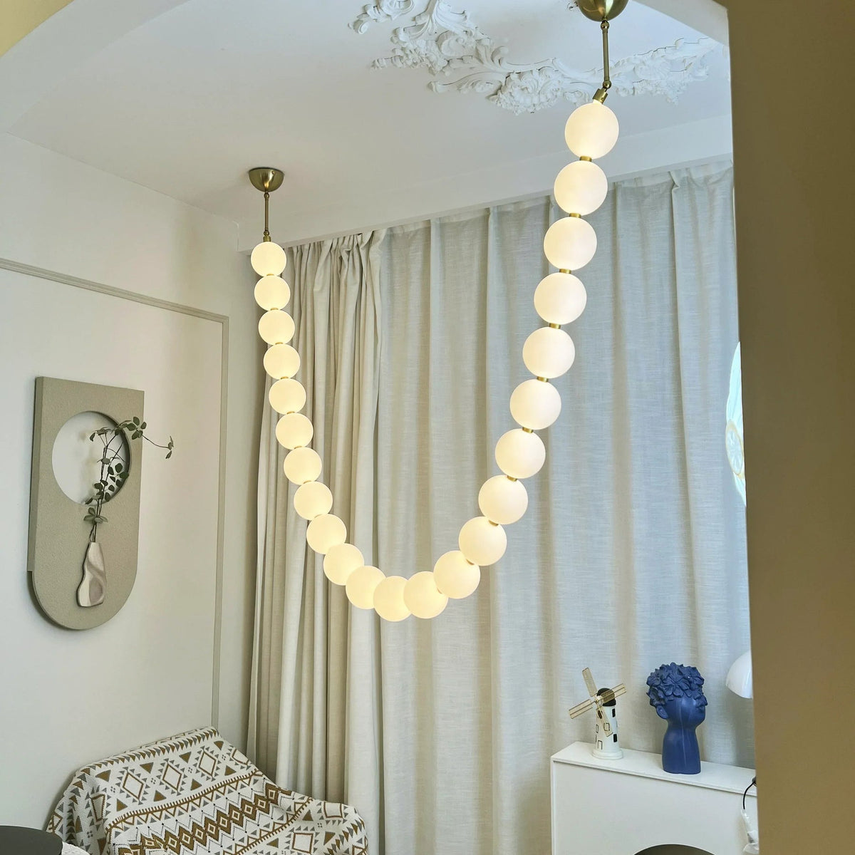 Pearl Necklace Chandelier