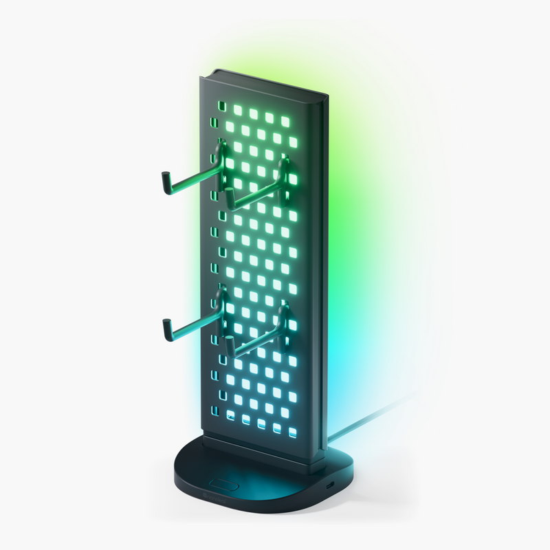 Pegboard Desk Dock (Black)