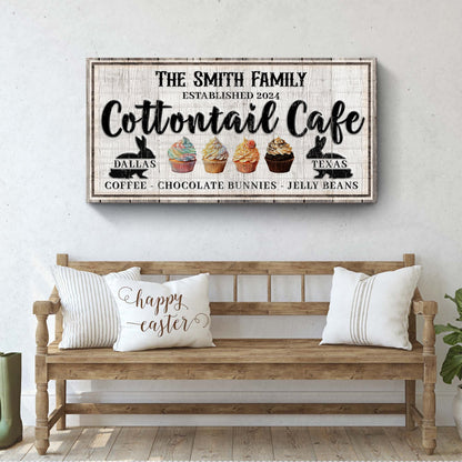 Personalized Easter Bunny Sign II