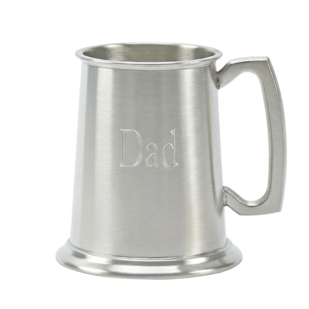 Pewter Tankard with Satin Matte Finish