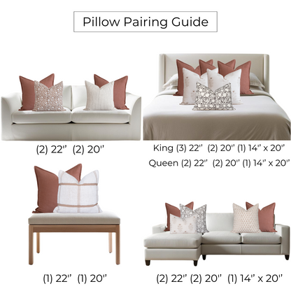 Gávea Solid Color Pillow Cover | Terracotta