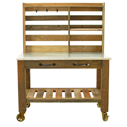 Redwood Potting Table