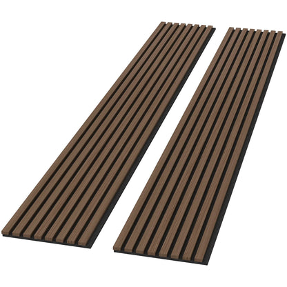 Luxury Walnut Acoustic Solid Wood Wall Panels ( 2 Panels Per Box )