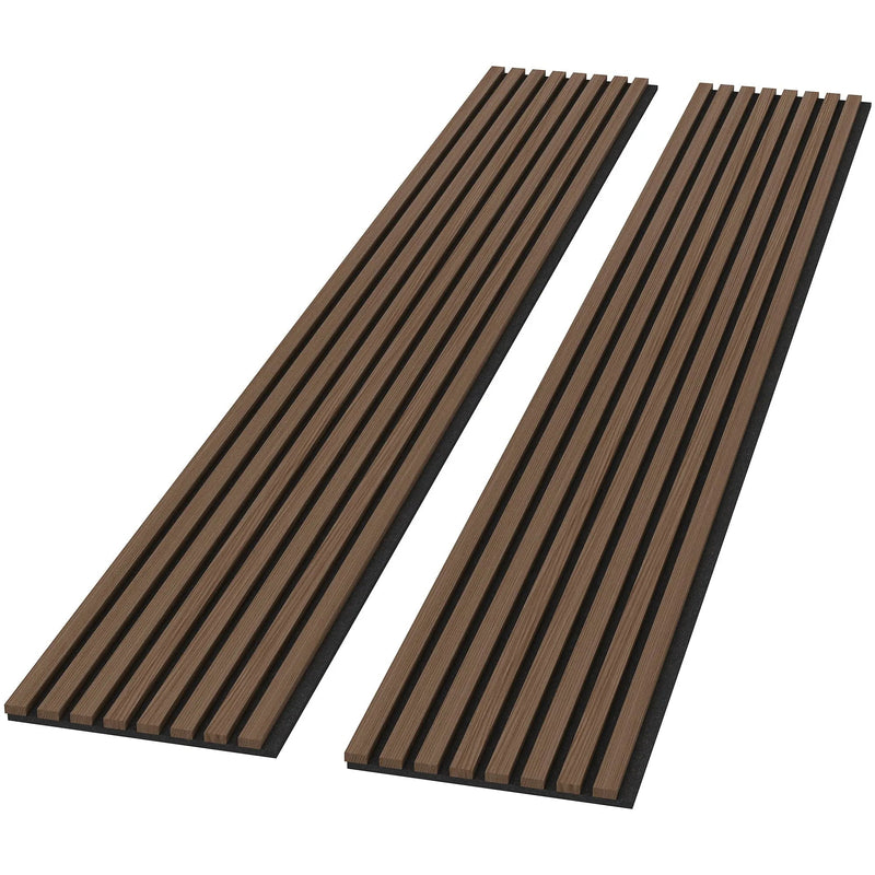 Luxury Walnut Acoustic Solid Wood Wall Panels ( 2 Panels Per Box )