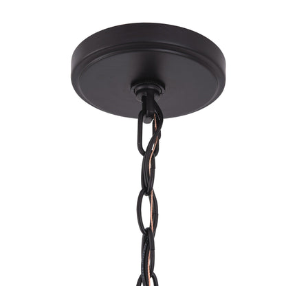 Radiant 6-Light Industrial Traditional Dimmable Chandelier