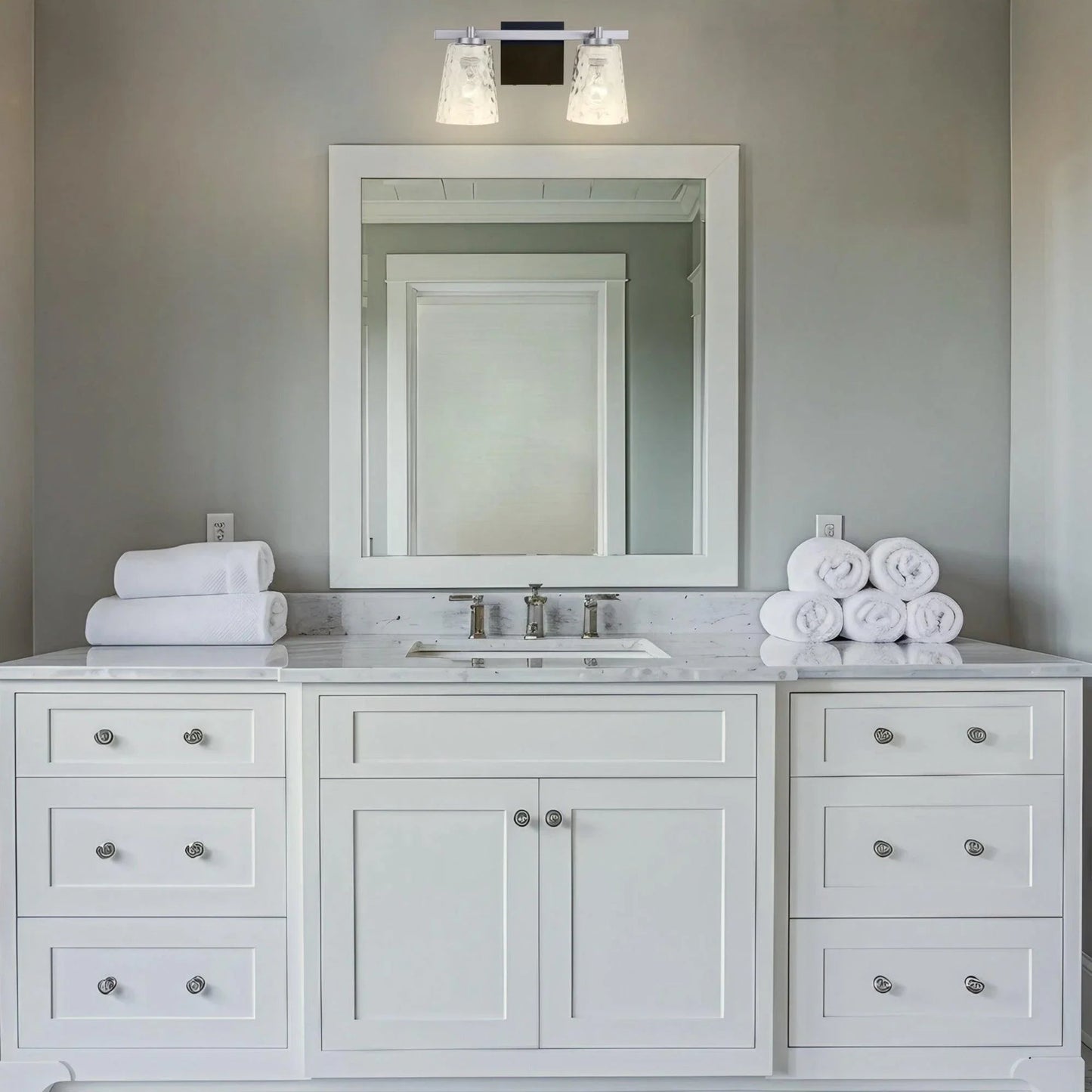 Radiance Modern 2-Light Dimmable Vanity Light