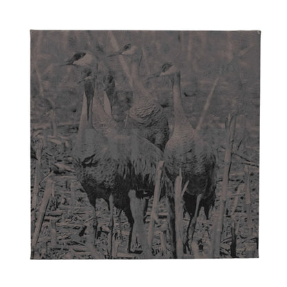 Leather Crane Canvas | 10" x 10" | RCK Creations and More