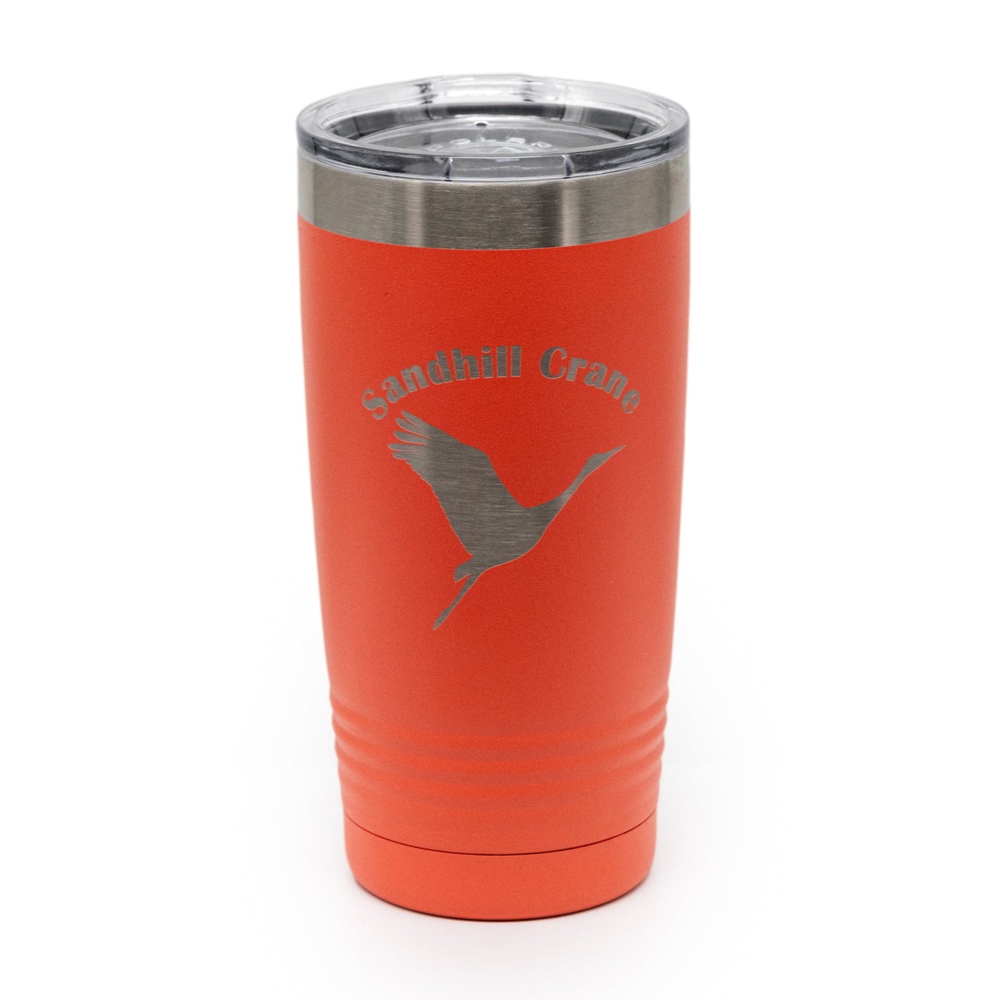 Sandhill Crane Stainless Steel Vacuum Insulated Tumbler | 20 oz | Multiple Colors | RCK Creations and More