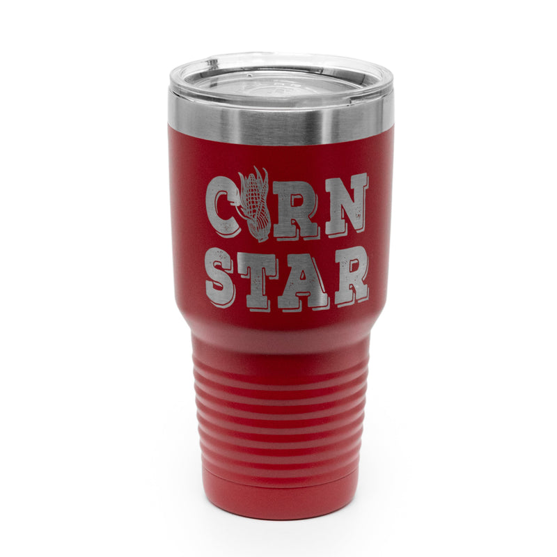 Corn Star Stainless Steel Tumbler | 30 oz | Multiple Colors | RCK Creations & More
