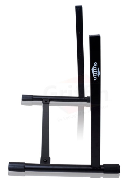 Rack Mount Stand with 10 Spaces by GRIFFIN - Music Studio Recording Equipment Sound Mixer Standing Case & 20 Screws - RackMount Pro Audio Network Amp