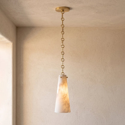 Romilly Alabaster Chain Chandelier