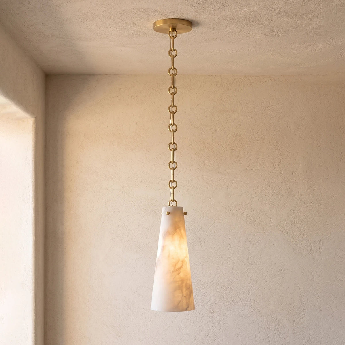 Romilly Alabaster Chain Chandelier