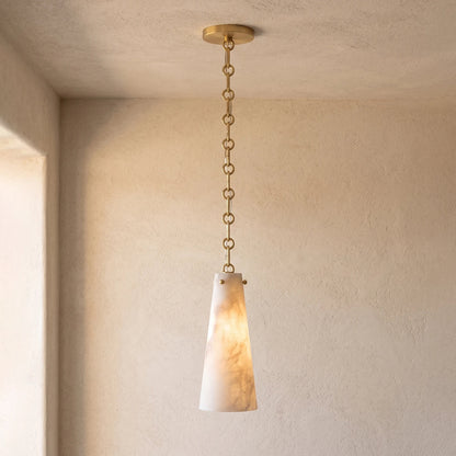 Romilly Alabaster Chain Chandelier