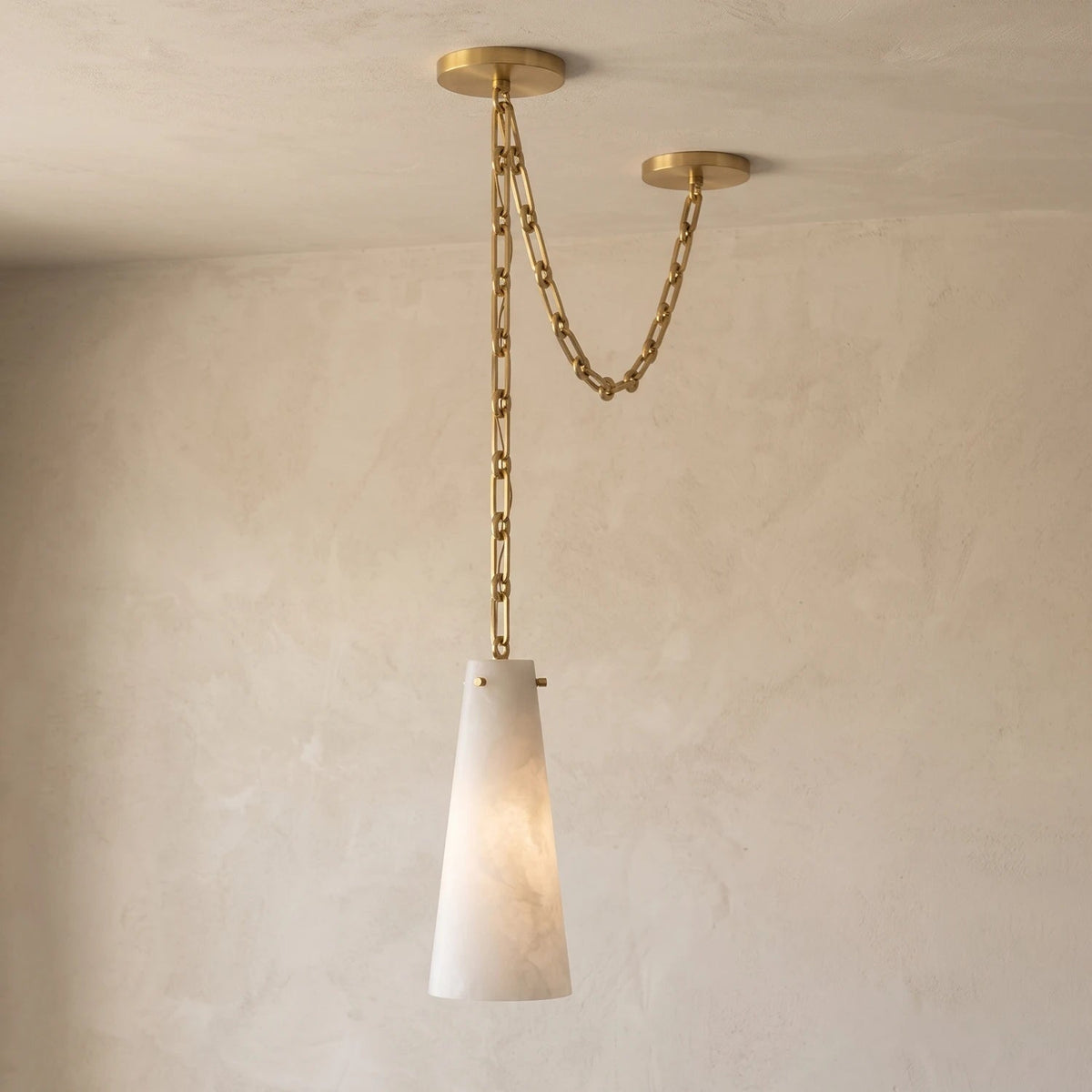 Romilly Alabaster Chain Chandelier