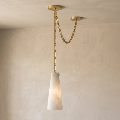 Romilly Alabaster Chain Chandelier