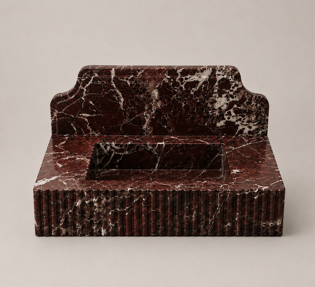 Lavante Rosso Marble Sink