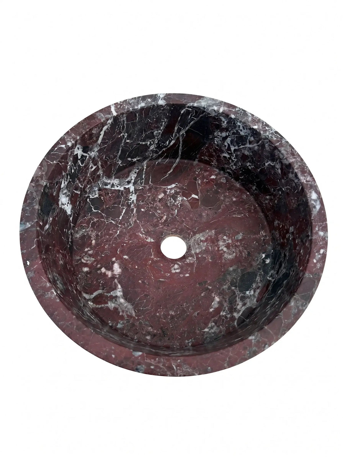 Rosso Levanto Above-Vanity Tapered Vessel Bathroom Sink
