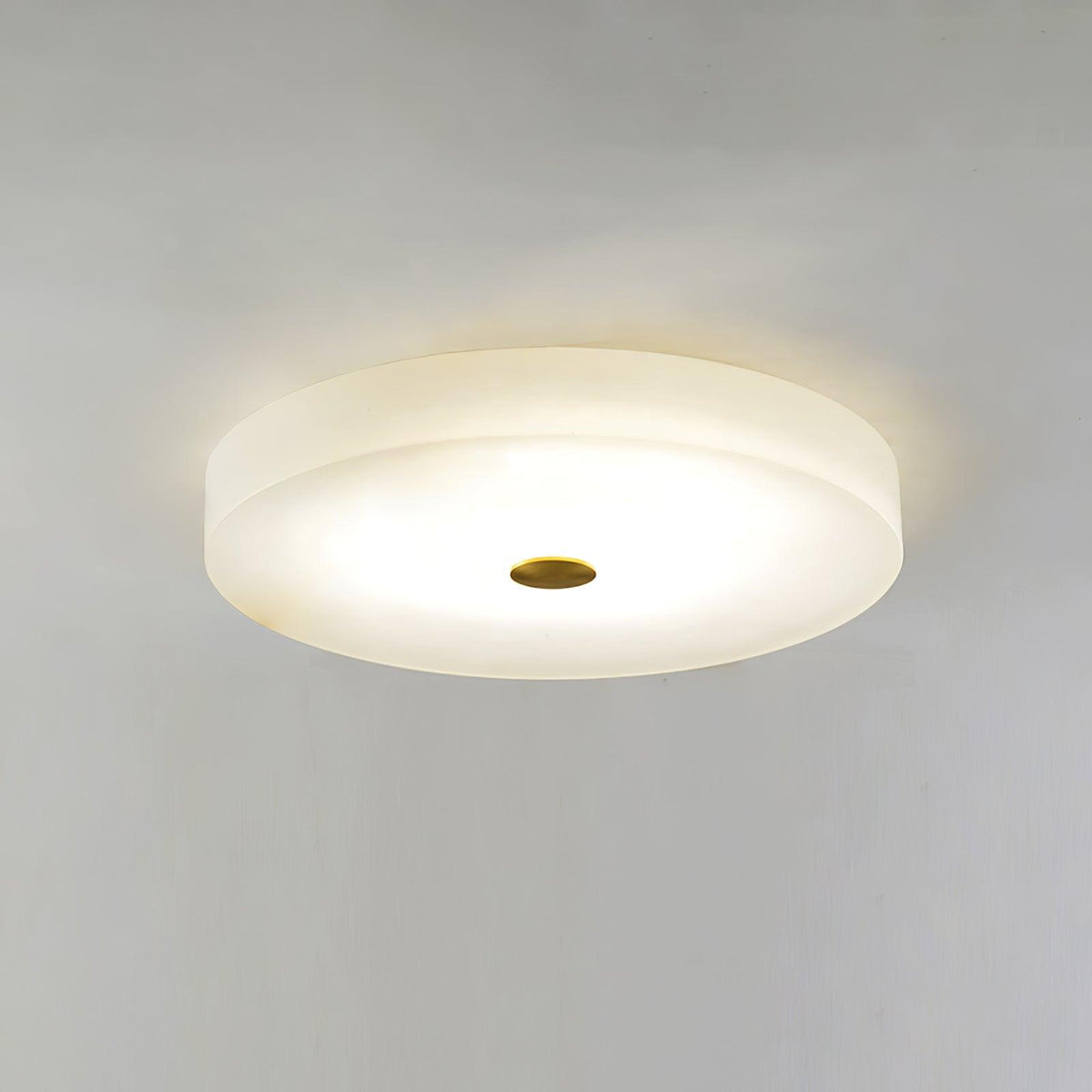 Round Sophie Alabaster Ceiling Lamp