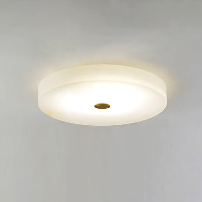 Round Sophie Alabaster Ceiling Lamp