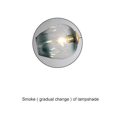 DecorBites™ Gold Glass Ball Pendant Lights for Modern Dining Room Decor