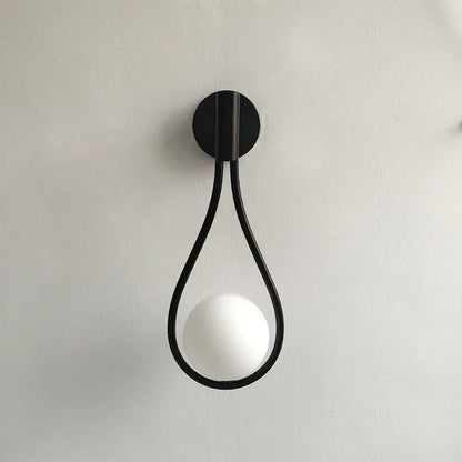 DecorBites™ Brass Glass Ball Wall Light Minimalist Living Room Decor Lighting Fixtures