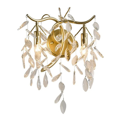 ™ Gold Crystal Ceiling Chandelier for Bedroom Dining Living Room