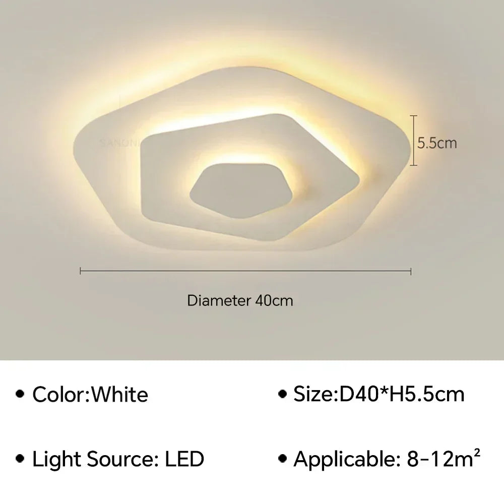DecorBites™ LED Ceiling Chandelier for Living Room Bedroom Decor