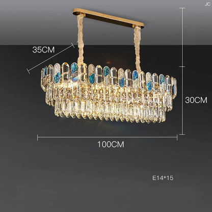 DecorBites™ Crystal Chandelier LED Lighting for Living Room