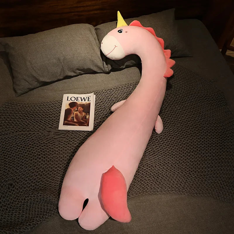 DecorBites™ Cartoon Animal Side Sleeping Body Pillow - Soft, Fluffy, Lovely Throw Pillow