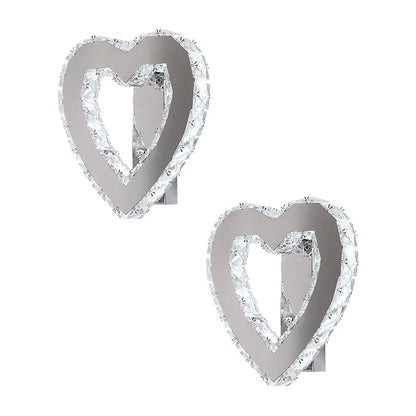 DecorBites™ Crystal LED Wall Sconce: Modern Minimalist Lighting for Living Room, Bedroom, Hallway