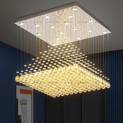 DecorBites™ Crystal Chandelier | Dining Room Pendant Light | Indoor Ceiling Fixture