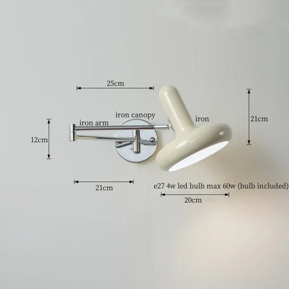 DecorBites™ Black Iron LED Wall Sconce for Home Decor - Modern Nordic Style