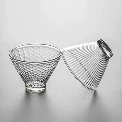 DecorBites™ Japanese Tea Cup Set of Cute Heat-resistant Glass Mugs and Teacups