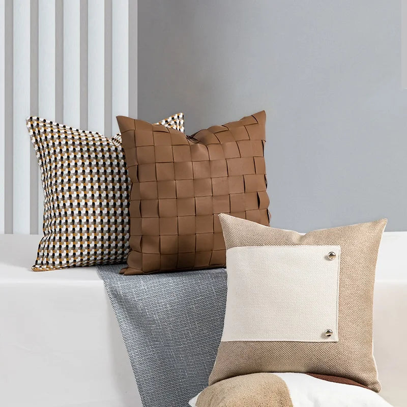 ™ Luxe 45x45cm Cushion Cover: High Quality Pillowcase for Elegant Home Decor
