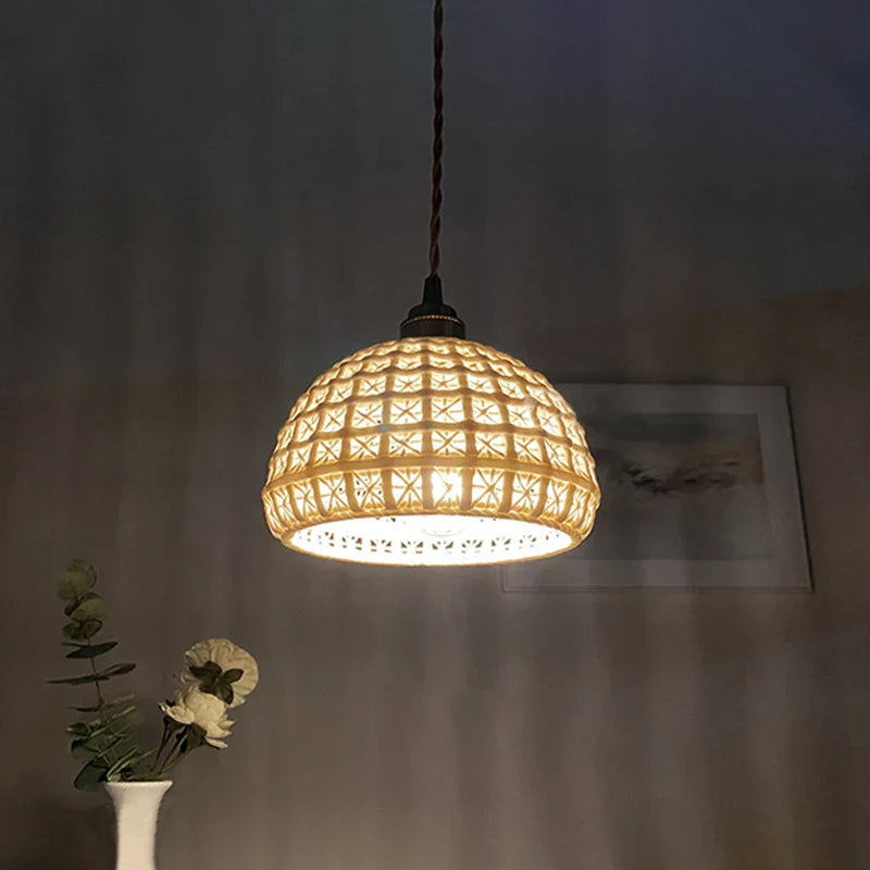 ™ Japanese Ceramic Pendant Light Scandinavian Style Luxury Lamp